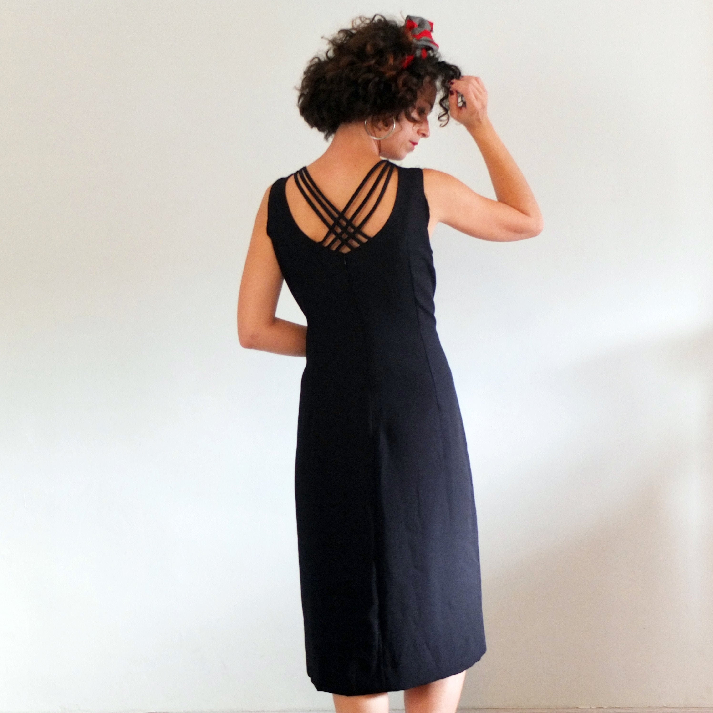 vintage backless dress