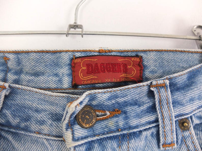 Calça jeans boyfriend vintage dos anos 90, perna reta, tamanho M, calça jeans larga estilo hip hop vintage dos anos 90, unissex, tamanho M - G imagem 10