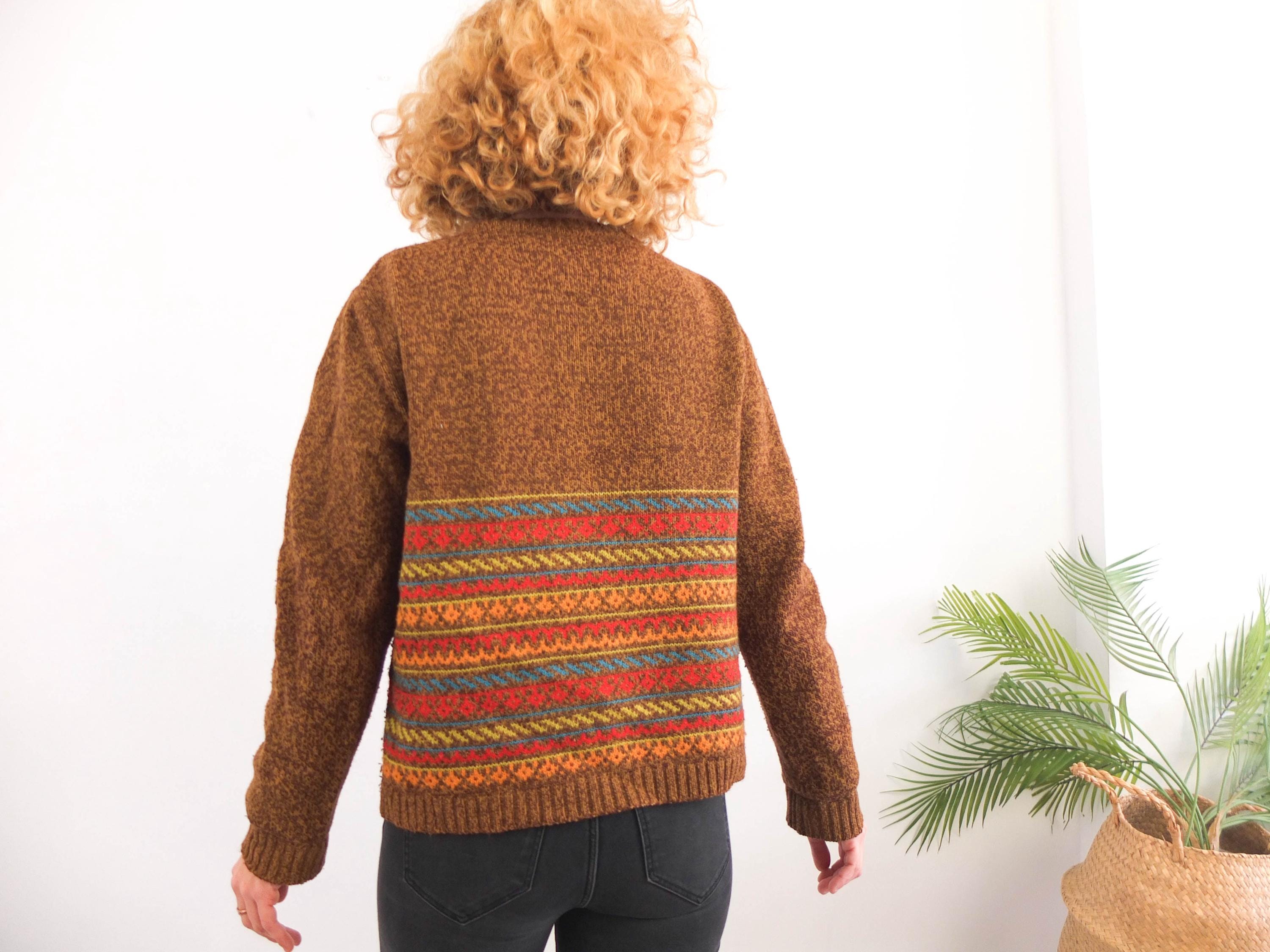 トップス [Vintage]90s Line Zip Hemp Knit cardigan トップス [Vintage]90s Line Zip Hemp Knit cardigan Vintage