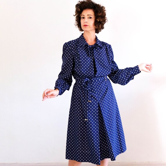 Vintage 70s Secretary Dress Shirtwaist 