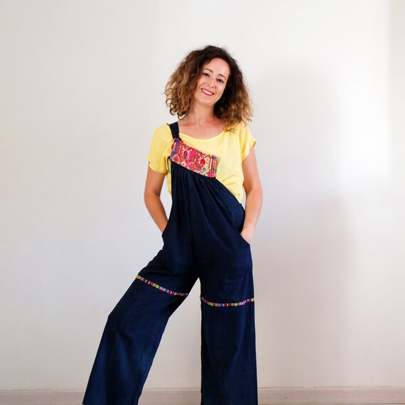 vintage oversized overalls