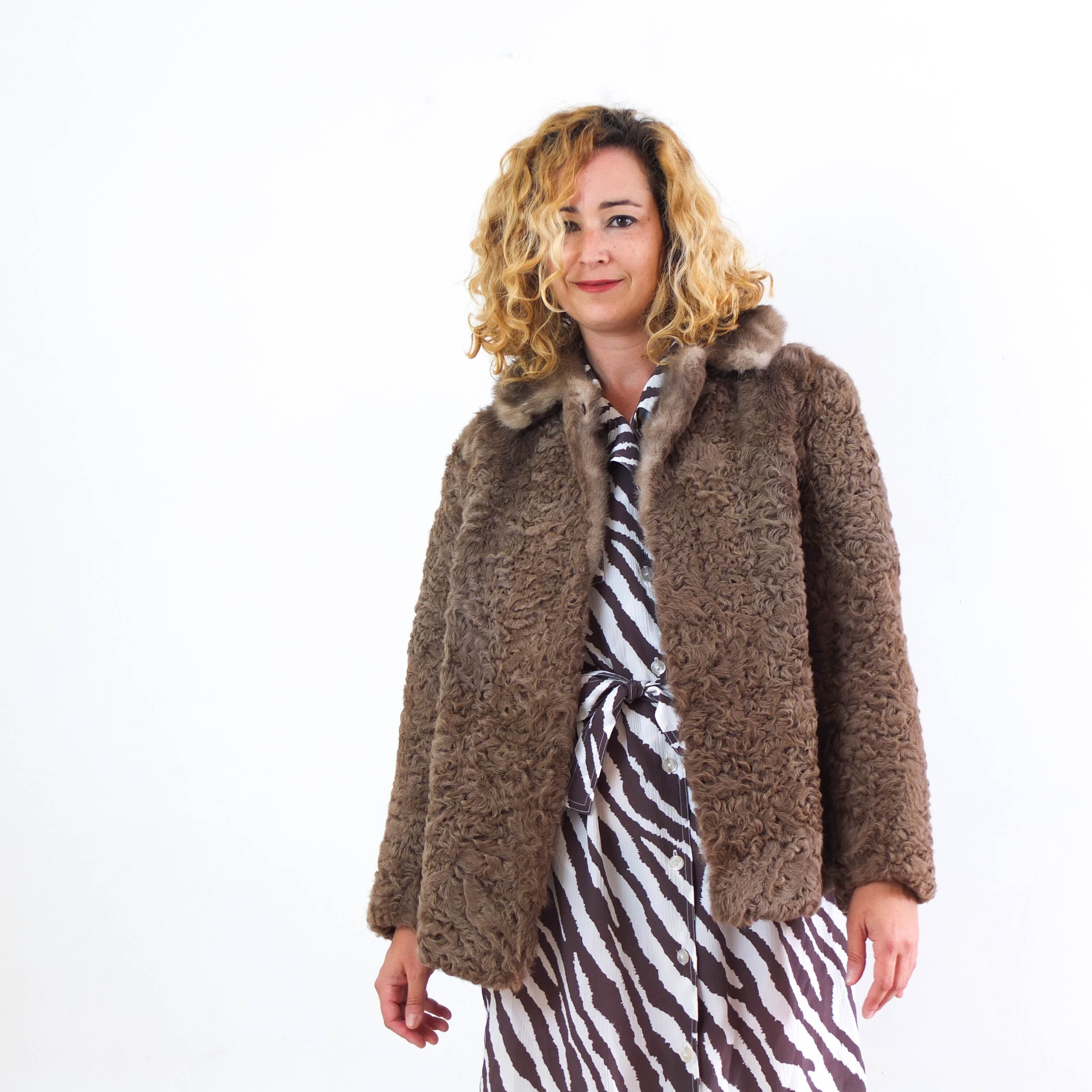 Curly Fur Coat - Etsy