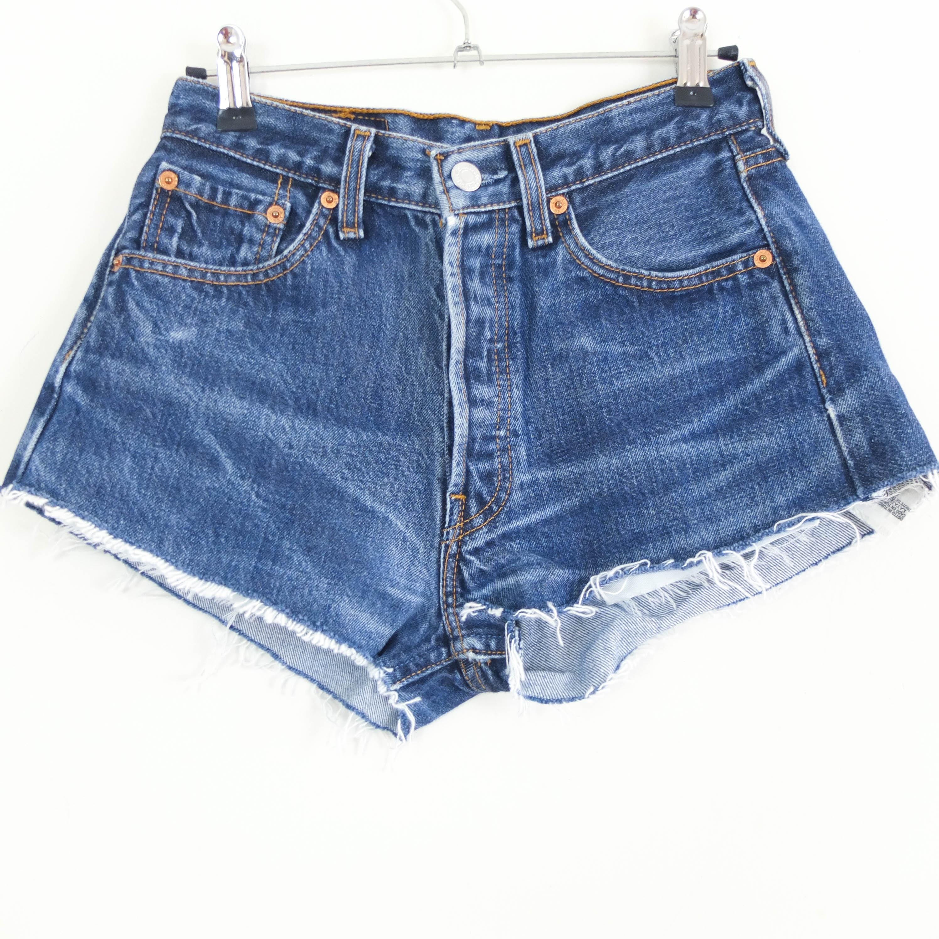 パンツ 1990s LEVI'S501 DENIM CUT OFF SHORTS USA Vintage 90s Levi's 501 Denim Cut off Shorts, Levis Blue Wash Mid