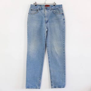Calça jeans boyfriend vintage dos anos 90, perna reta, tamanho M, calça jeans larga estilo hip hop vintage dos anos 90, unissex, tamanho M - G imagem 4