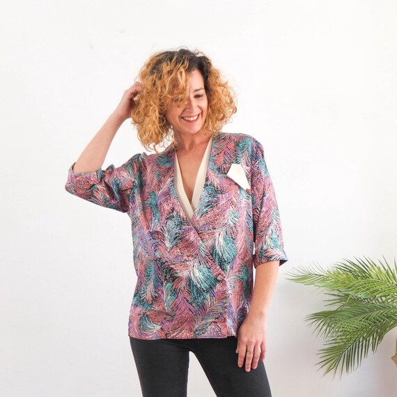 80s batwing top