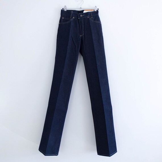 Vintage 70s jeans W25 W26, Vintage dark blue strai