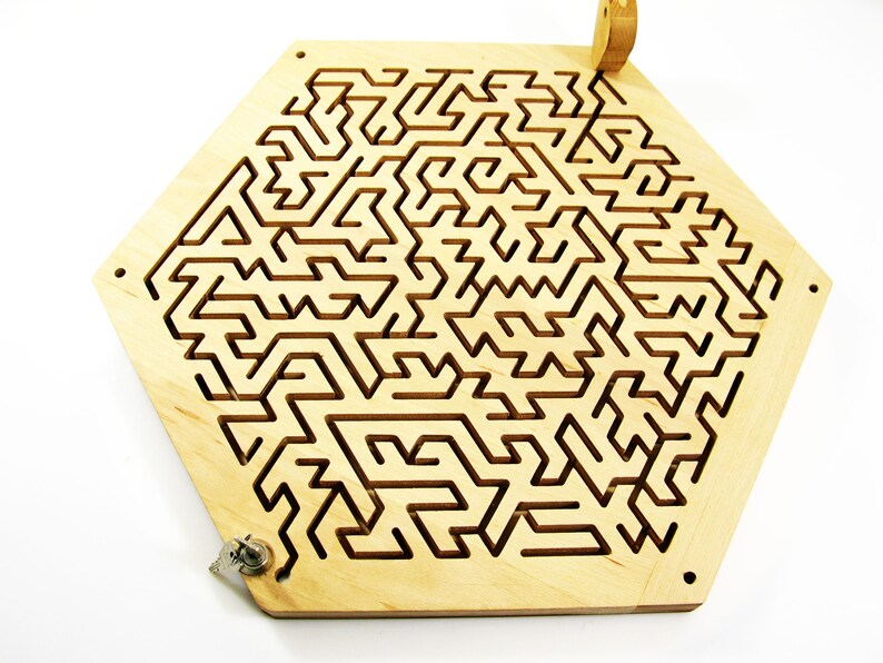 Key Maze for Escape Rooms Maze Wooden Maze Wood Labyrinth Etsy