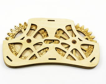 Caesar Cipher Wheel: Wooden Escape Room Prop - Alberti Disc