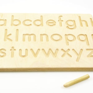 Wooden Tracing board name sign - Woodinout © Learning toys