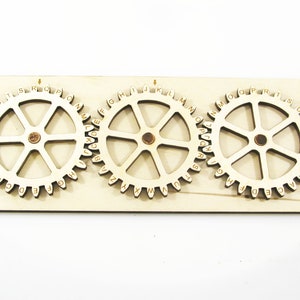 Enigma Cipher Wheel: Wooden Encryption Machine Escape Room Puzzle