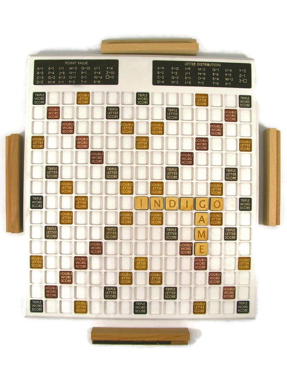 Scrabble Wood Scrabble Board Handmade Scrabble Game Art Scrabble Wooden  Scrabble Game Wood Board Games Exclusive Scrabble Game 