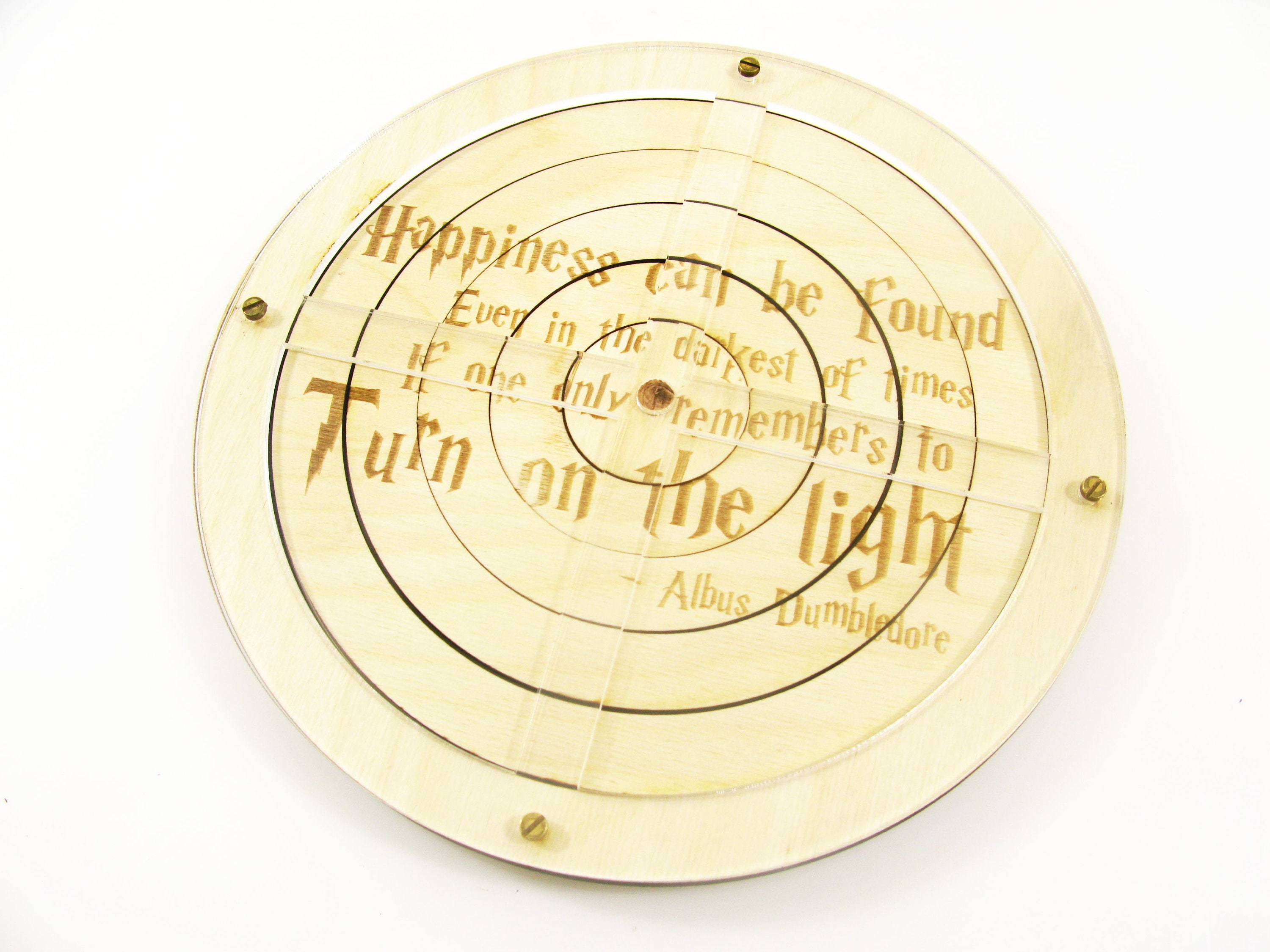 Round Cipher Riddle Round Spin Puzzle: Wooden Escape Room Riddle With Hidden Message - Etsy