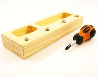Montessori Screwdriver Board: Wooden Fine Motor Skills Toy