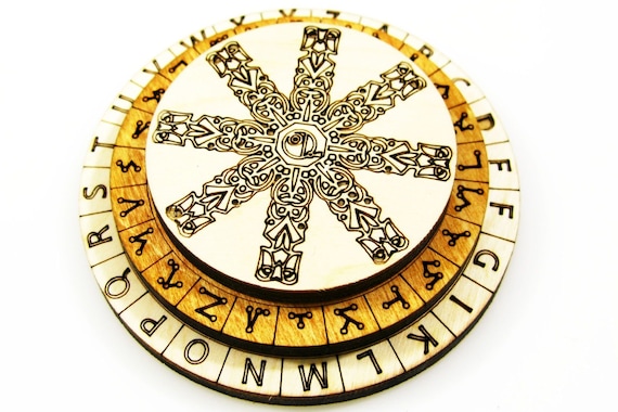 Escape Room Wooden Cipher Wooden Cypher Code Zodiac Cipher Etsy