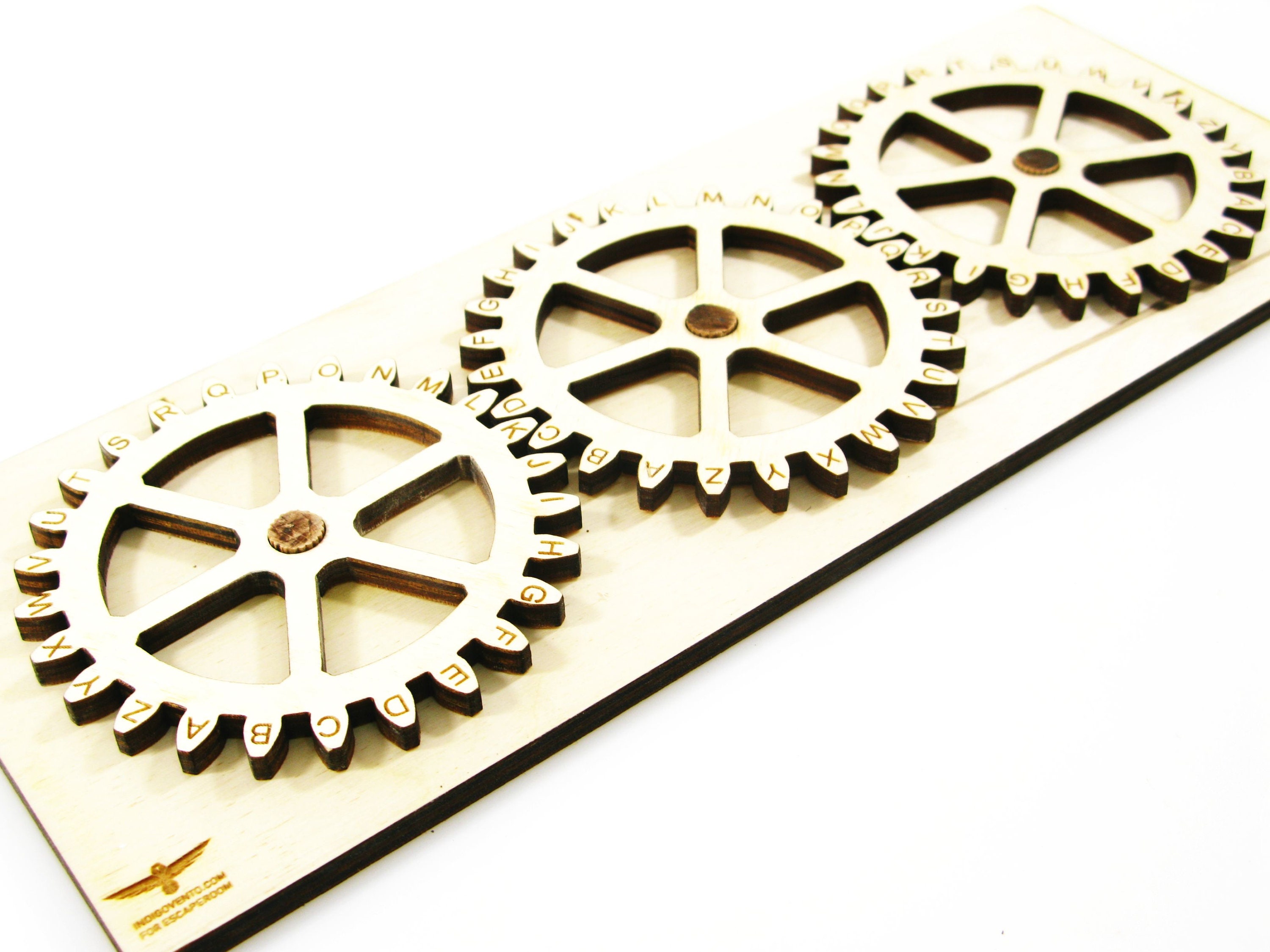 エニグマ暗号ホイール：木製暗号機脱出ゲームパズル - Etsy 日本