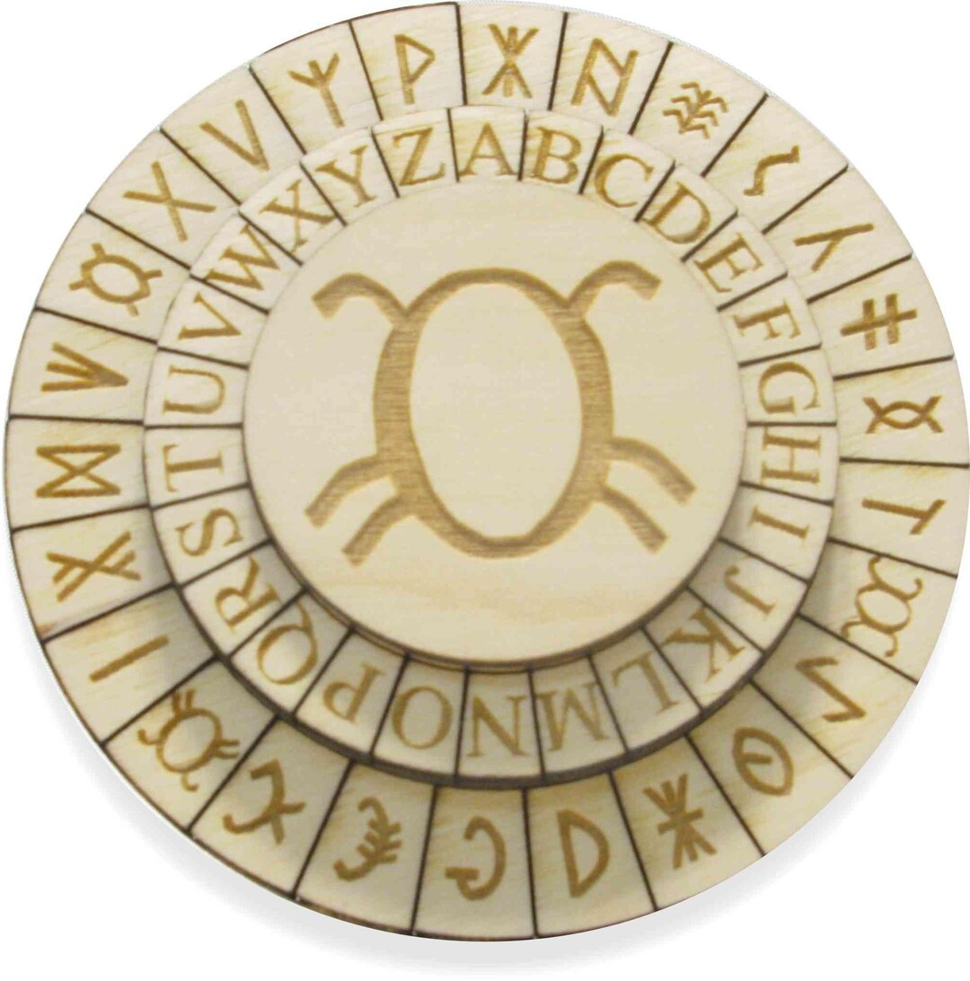 Secret Message Runes Rovas Decoder Cipher Enigma Device Secret Code ...