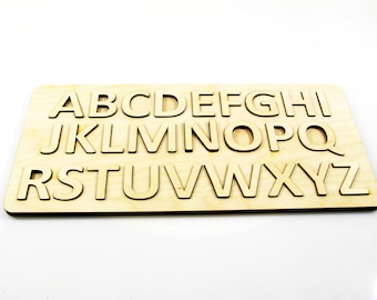 Montessori Movable Alphabet: Wooden Language Material, Preschool Learning