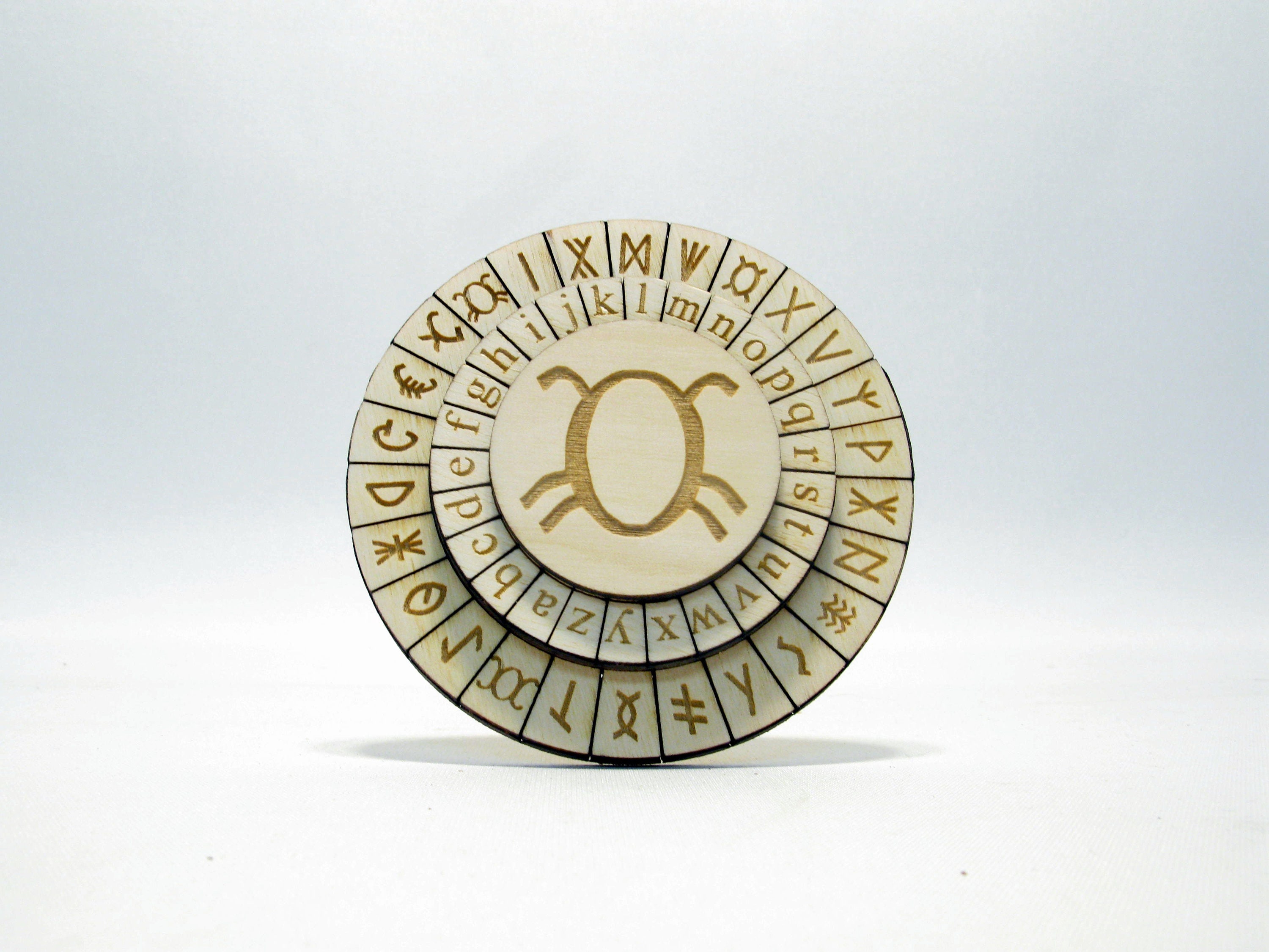 Decoder Disk Template Runes Cipher Wheel: Rovas Decoder Disk, Escape Room Puzzle - Etsy