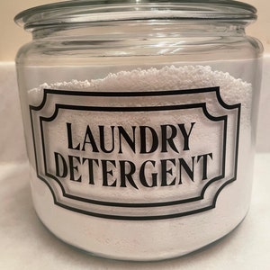 Laundry Detergent Jar