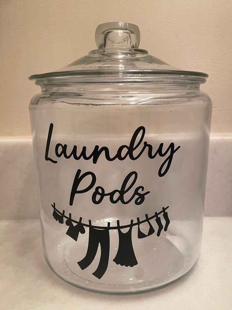 Laundry Detergent Jar Etsy