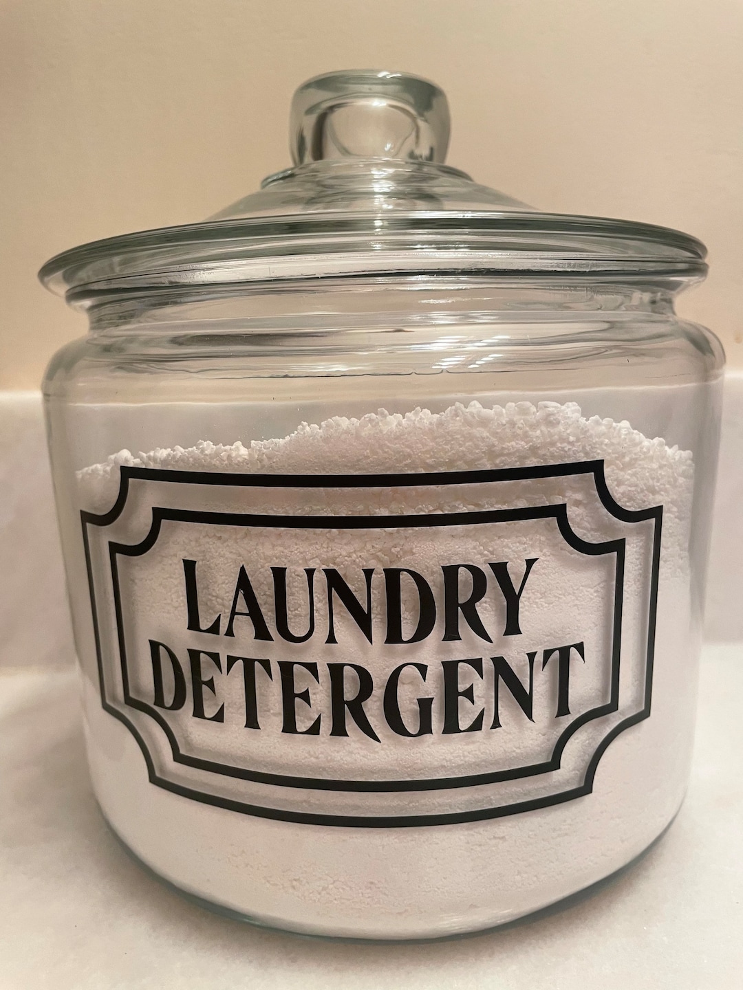 Laundry Detergent Jar Etsy