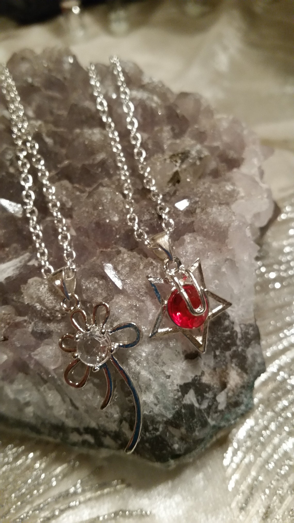 Cadenas delicadas Colgante 925 Plata Etsy