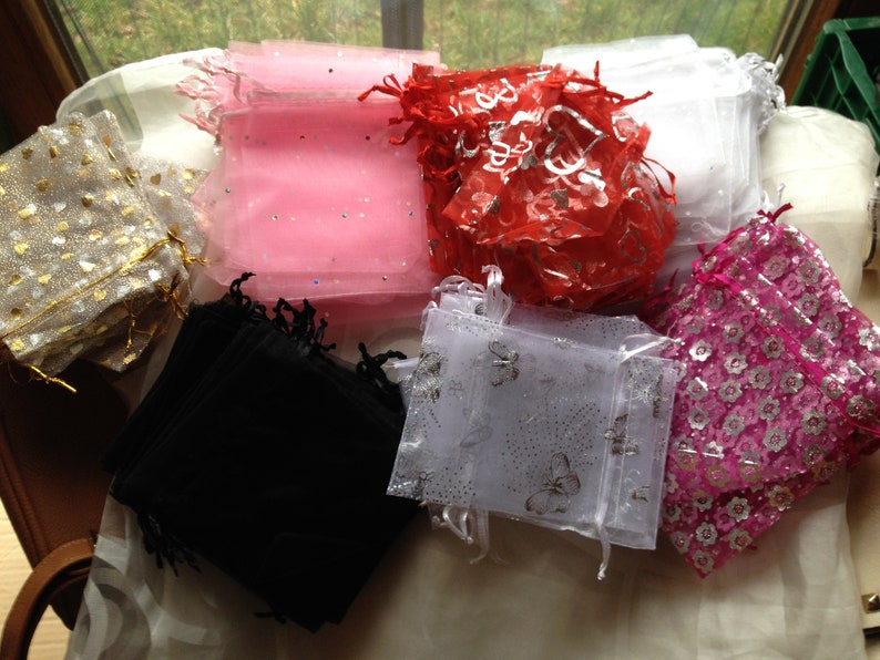 Organza bag in many colors & sizes Etsy