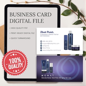 Monat Business Cards - Design 2 - Digital File Only