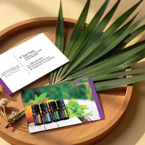Design de cartão de visita dOTERRA 8