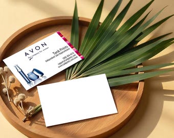 Custom Avon Business Card Template | Independent Sales Rep