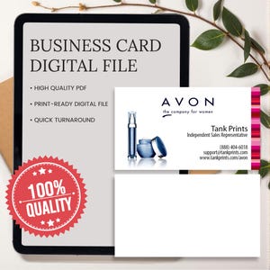 Avon Business Card Design 2 - Digital File Only