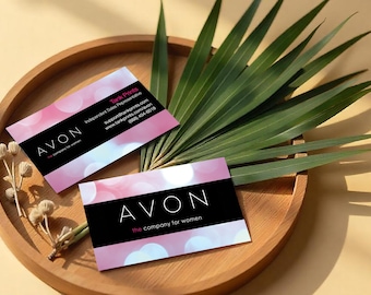 250 Avon Business Cards: Custom Design, Matte or Glossy