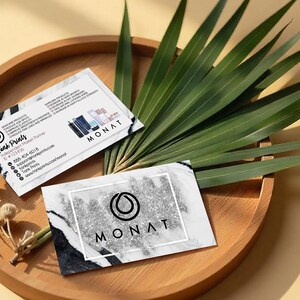 Monat Visitenkarten - Design 8