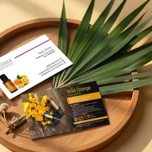 dOTERRA Visitenkarte Design 6 Wild Orange