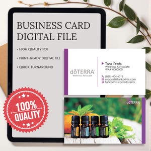 dOTERRA Visitenkarte Design 8 - Nur digitale Datei