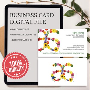 Arbonne Business Card Design 1 - Digital File Only