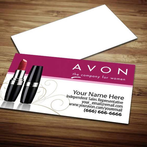 250 cartes, Avon Business Card Design 1, Avon Business Cards Template LIVRAISON GRATUITE