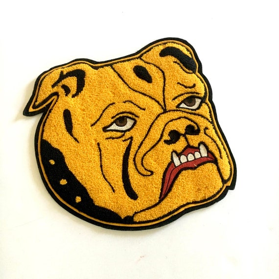 Bulldog Amsterdam Embroidered Patch Gem
