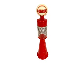 Vintage 1980s AVON GAS PUMP Bottle / Wild Country Empty After Shave Bottle / 9-1/2" x 2-1/4" / Rare Retro Avon Collectible / Avon Collector