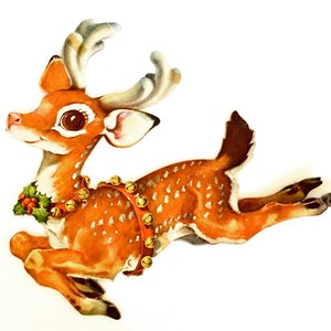 Details about   1PKG-BEISTLE VINTAGE 1960 REPRO STYLE CHRISTMAS REINDEER