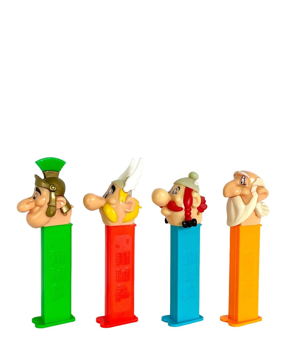 Vintage ASTERIX PEZ DISPENSERS / Set of 4 / 90s Collectibles - Etsy
