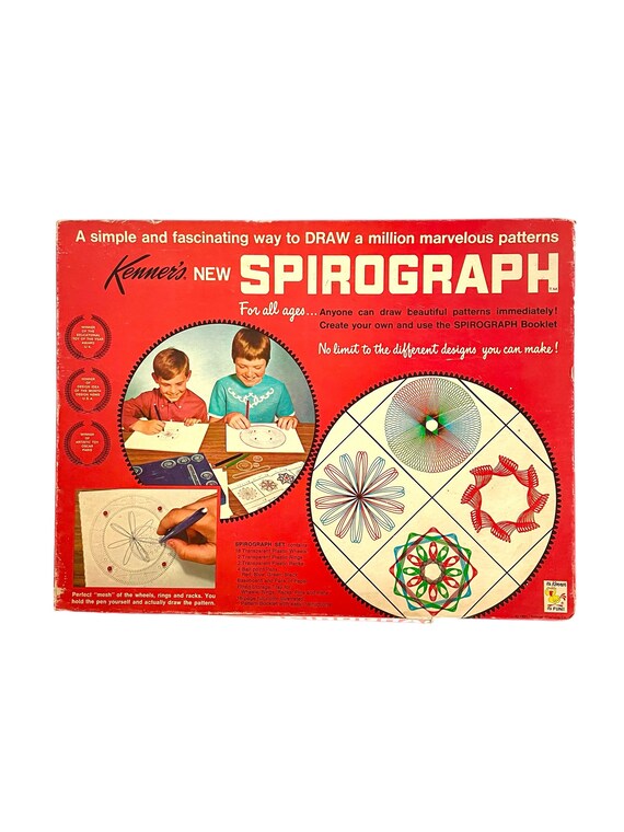 The Original Spirograph Design Set In Tin Box Kids Drawing Art Craft Brand  New