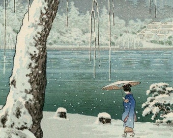 Japanese Shin Hanga And Art Reproductions By Hangaharbor On Etsy