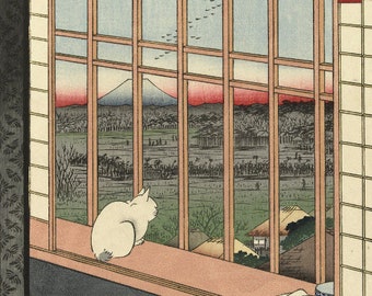 浮世絵　広重画集　初代歌川広重画　「名作日本の風景版画」　版画集　共同通信社 uk_hiroshige121_main.jpg?v=