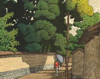 感傷的な休日　　高見沢耳のジクレー版画作品　一点物の版画作品です(A4サイズ) 感傷的な休日 高見沢耳のジクレー版画作品 一点物の版画作品です