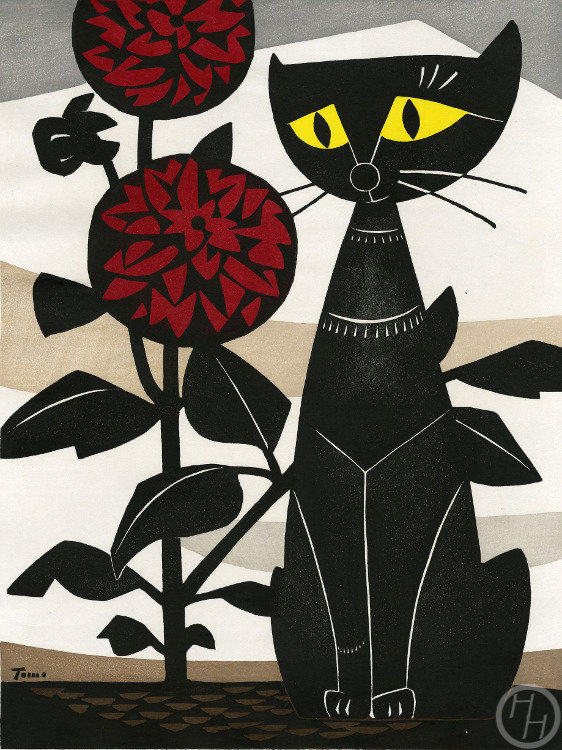 猫絵画（版画） 絵画風猫 A4サイズ イラスト 絵画 額入り - メルカリ