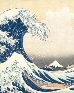 クリスマス当日のみのタイムセール！ 木版画 北斎 神奈川沖浪裏 松崎