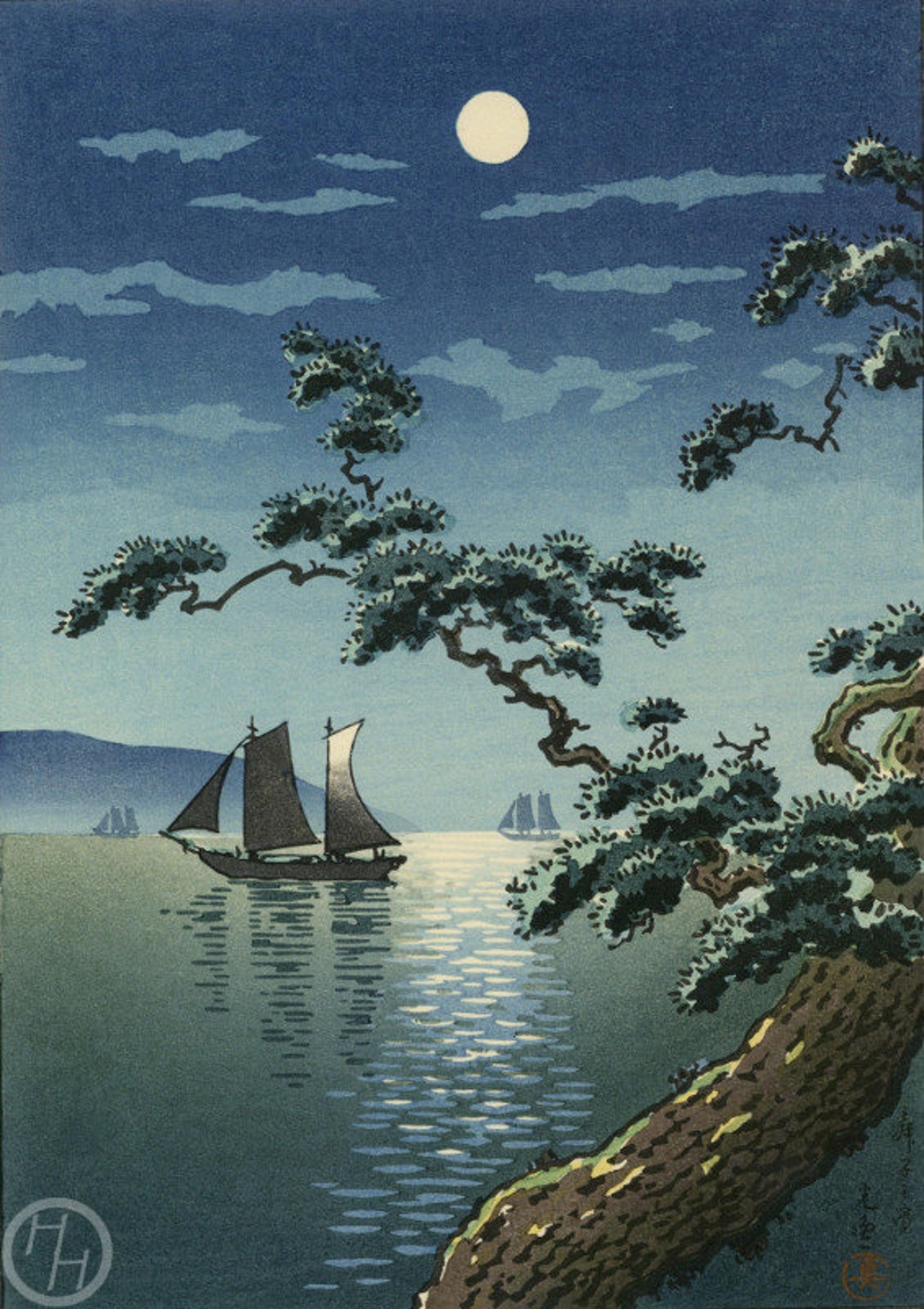 Katsushika Hokusai woodblock print 36 Views Of Fuji - Tea