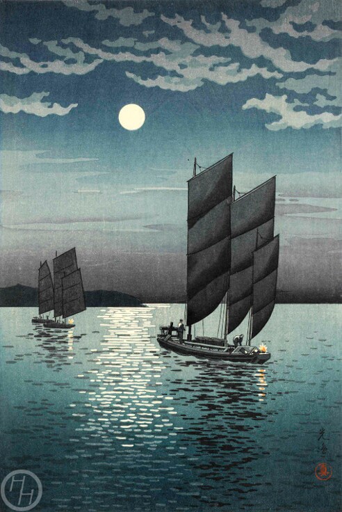 水彩画(漁港)№47 水彩画(漁港)№47 美術品・アンティーク・コレクション