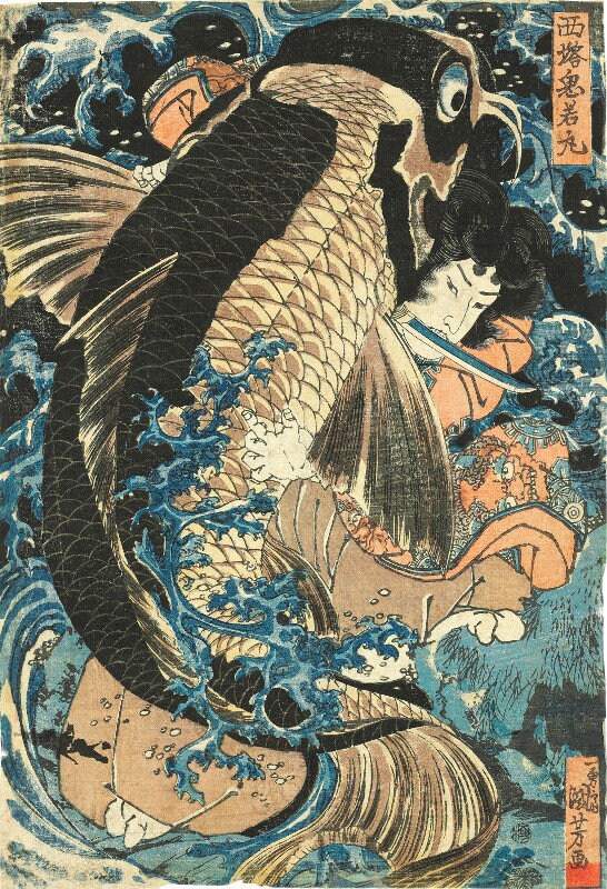 キューテェ キム 「千寿図」シグレ版画 90cm Art panel – Suigenkyo Online Store